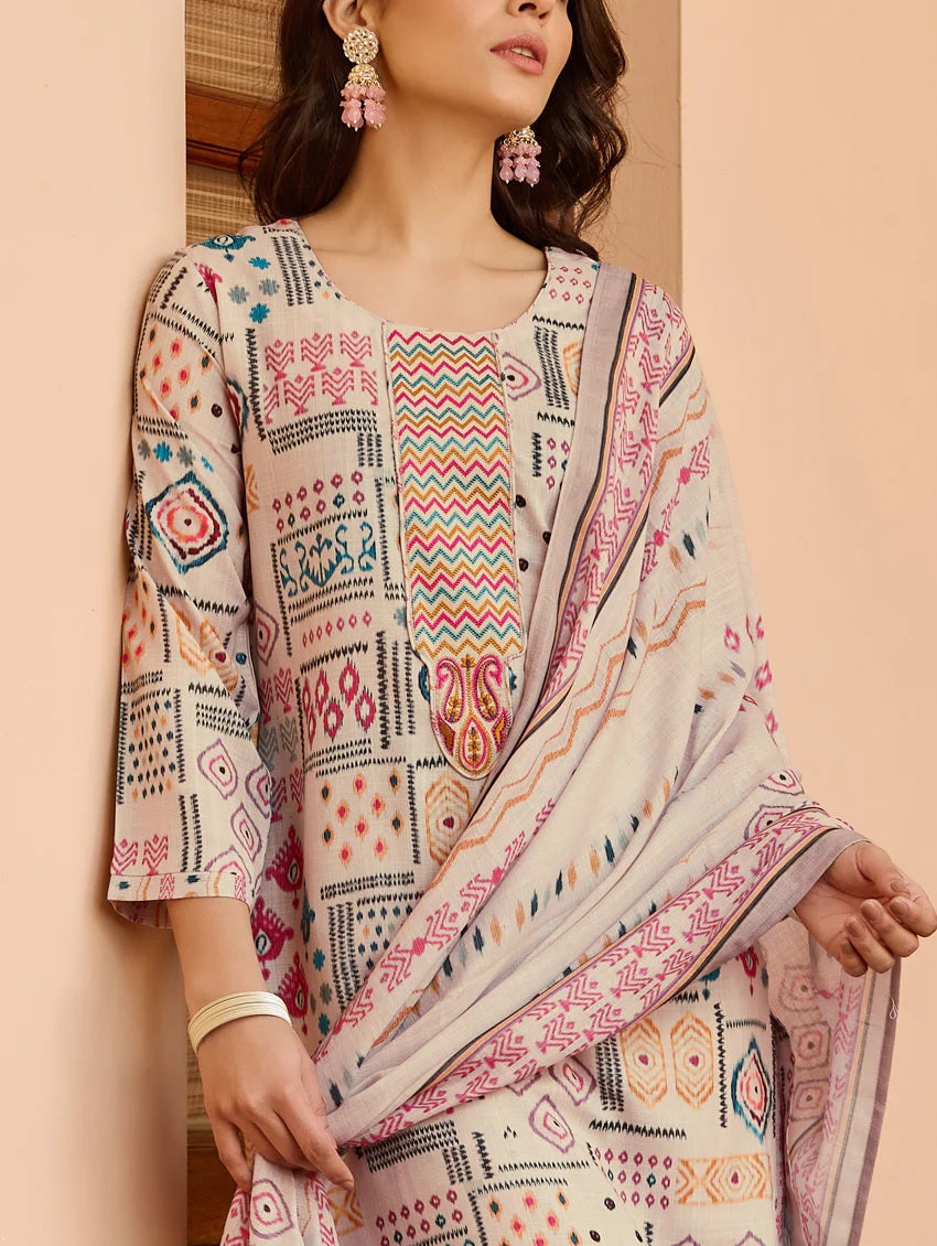 Summer Special Cotton Printed Kurta Set