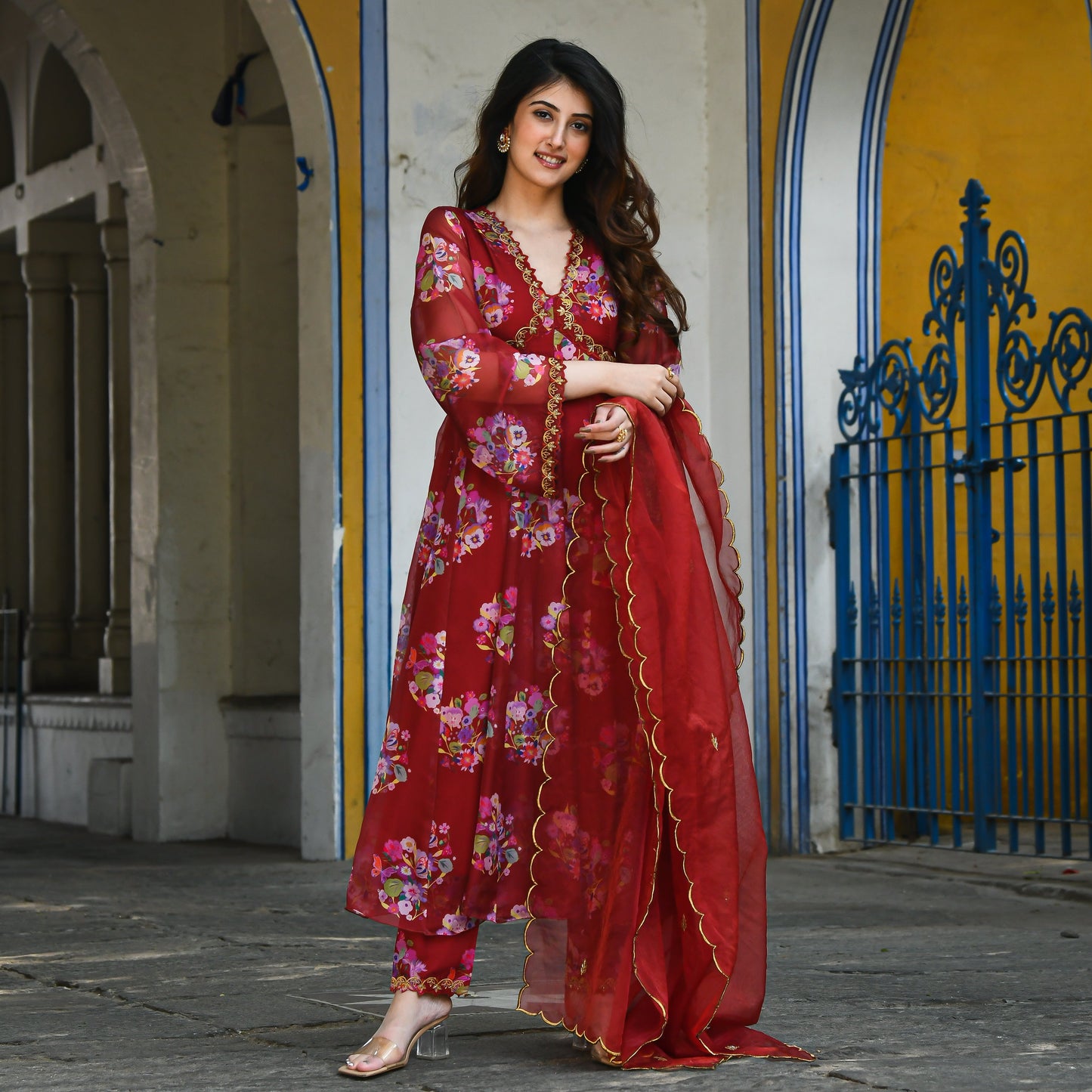 SAANJH SUIT SET