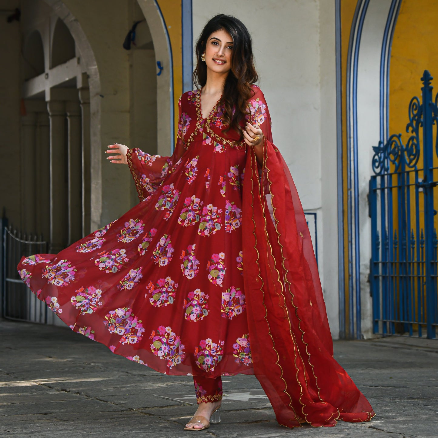 SAANJH SUIT SET