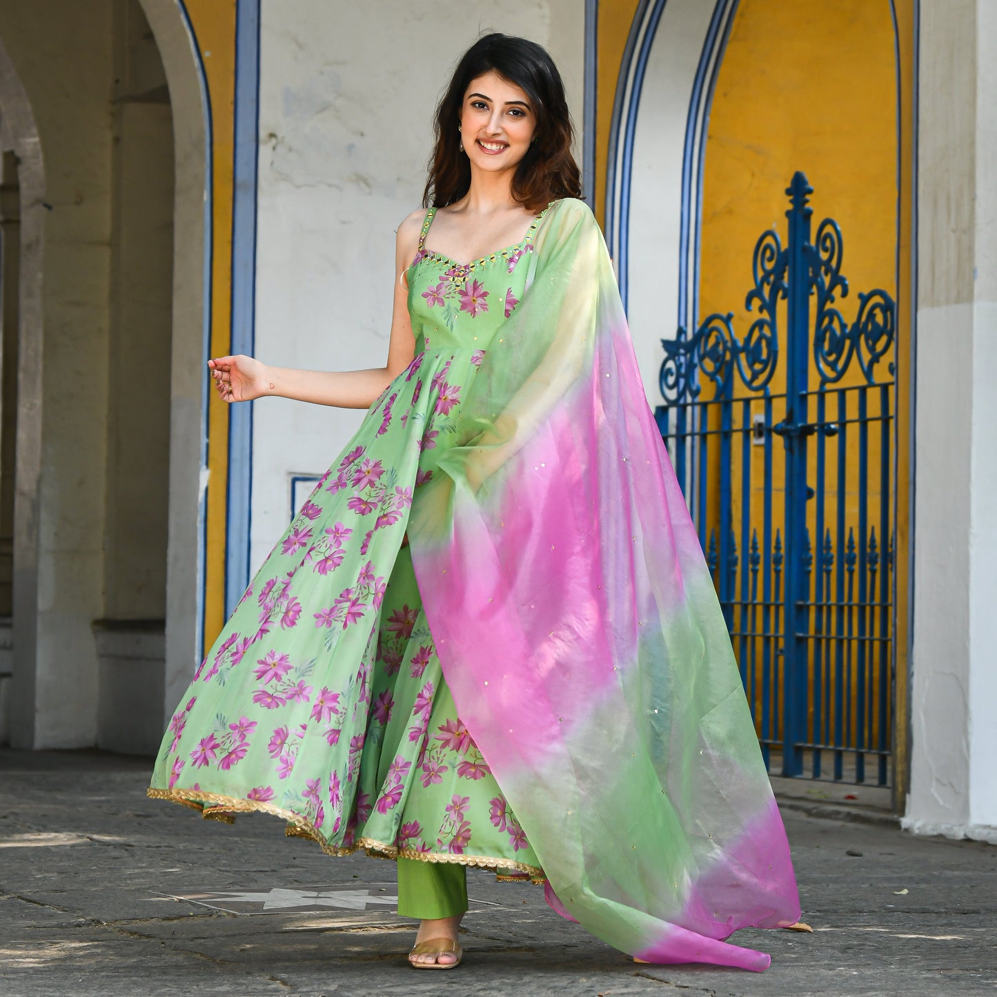 FLORAL JAAL SUIT SET by My Store