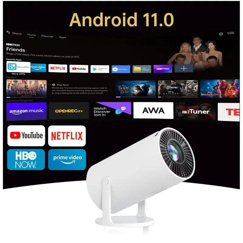 TecSox Luma Led Projector Online | 4K Video | Android 11 | Under ₹4000