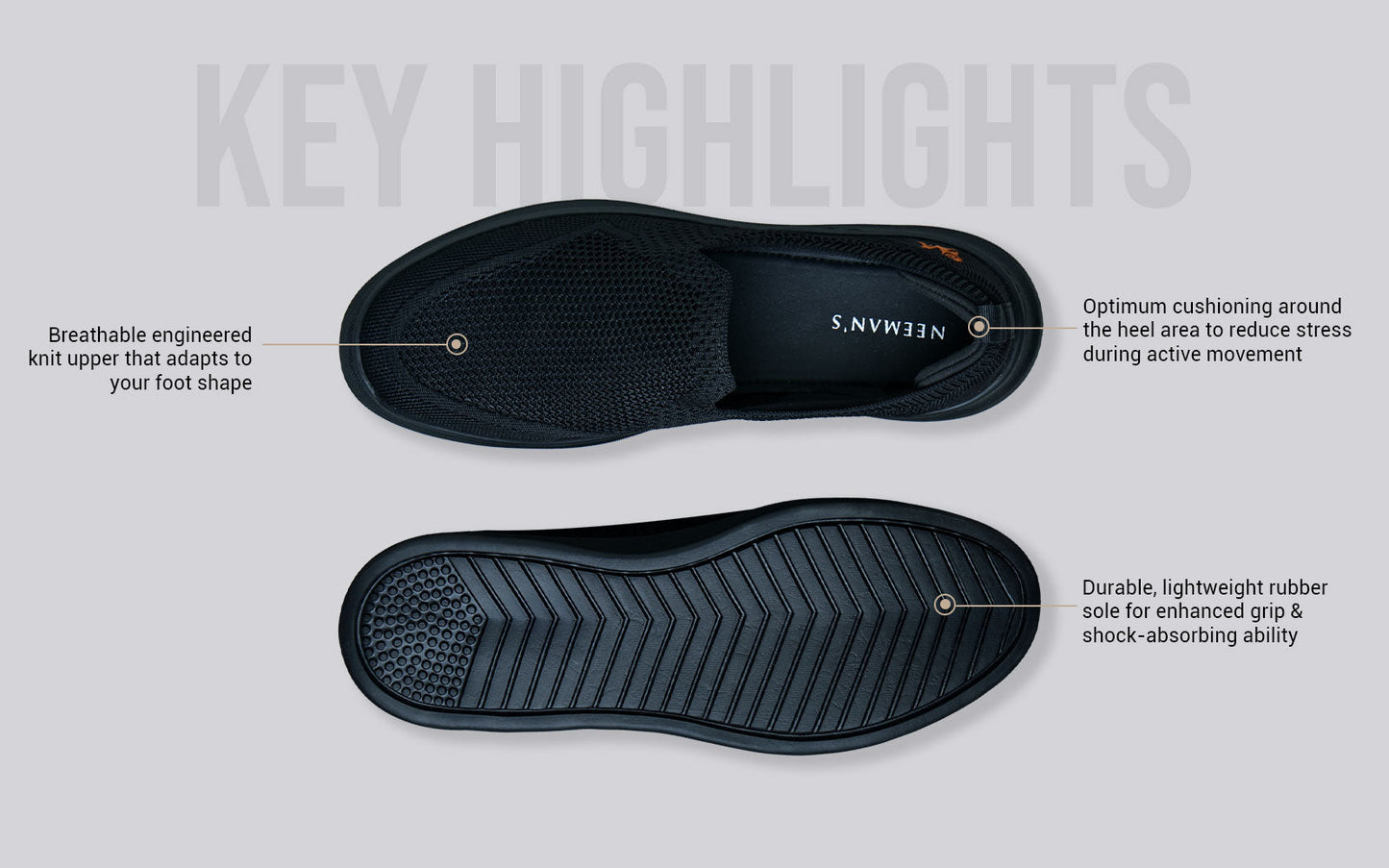 Elevate Slip Ons : Black by My Store