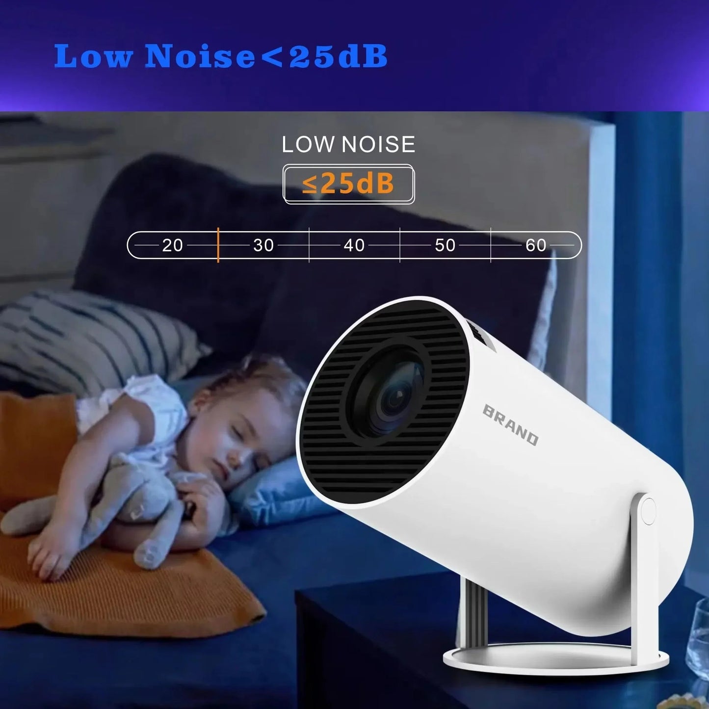 TecSox HY300 LED Projector – Full HD Smart Home Theater Mini 4K Projector Price Rs 2,999