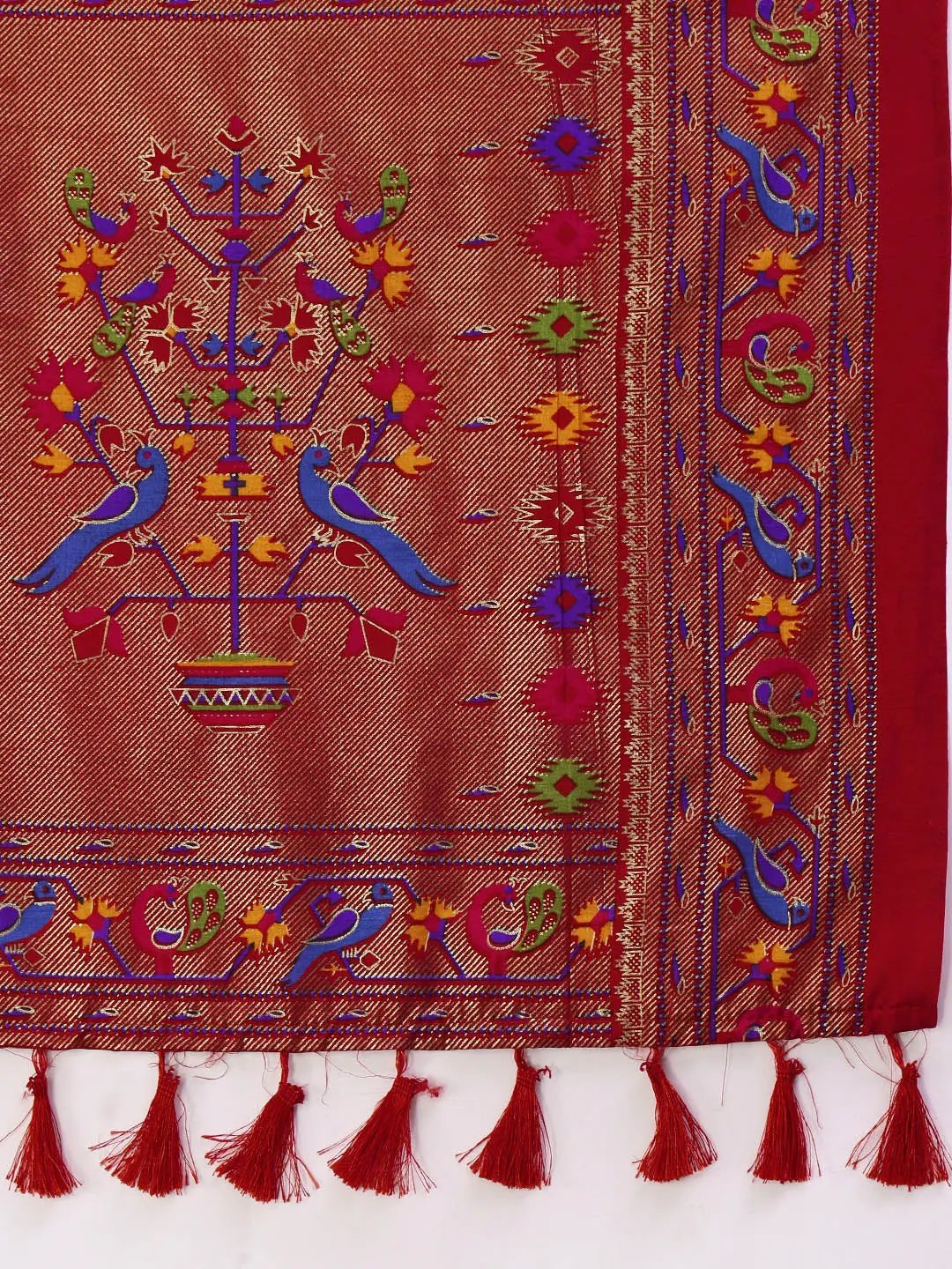 Design Soft Chanderi Silk Patola Festive Wear Saree by My Store