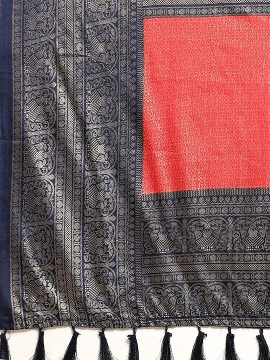 Design Soft Chanderi Silk Patola Design Festive Wear Saree by My Store