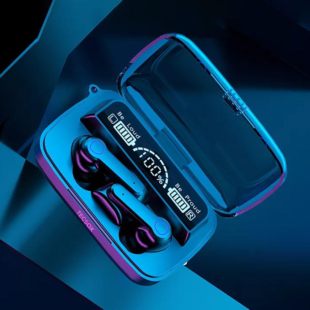 Order TecSox Max 19 Bluetooth Earbuds | Power Bank & Torch