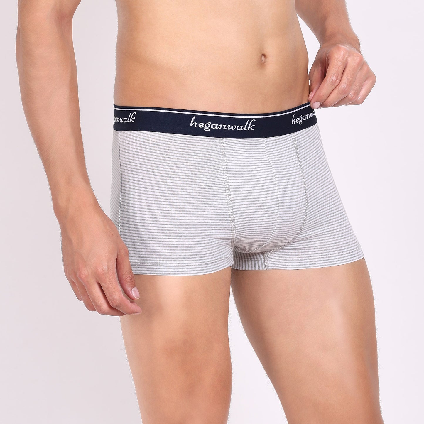X-BOLD Strips Soft Trunks- N.Blue/White Strips
