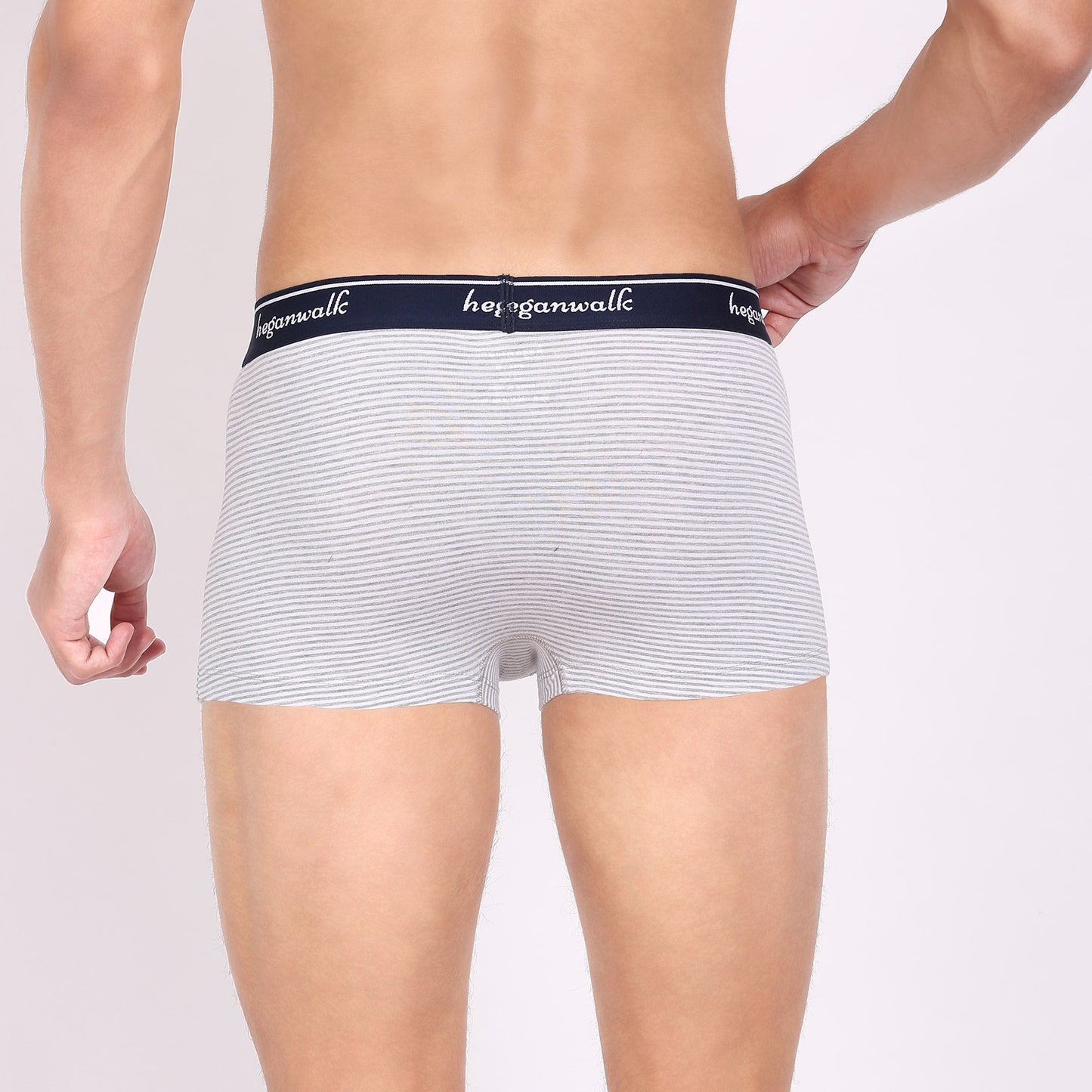 X-BOLD Strips Soft Trunks- N.Blue/White Strips