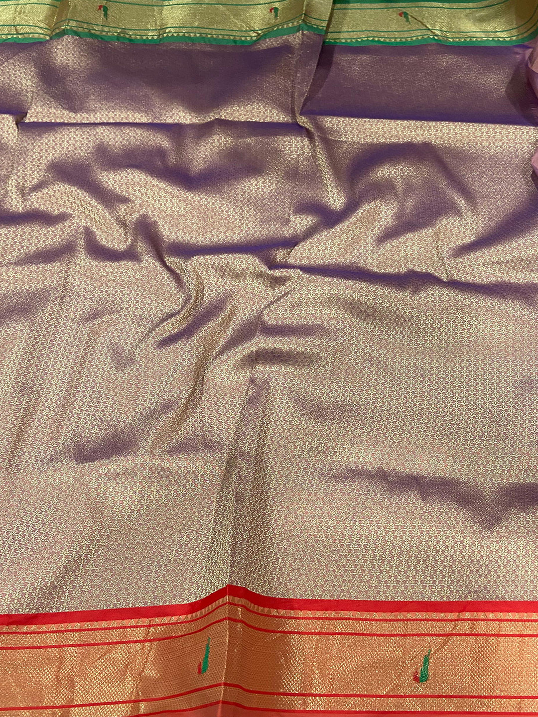 Pink Paithani Ganga Jamuna Broder Saree by My Store