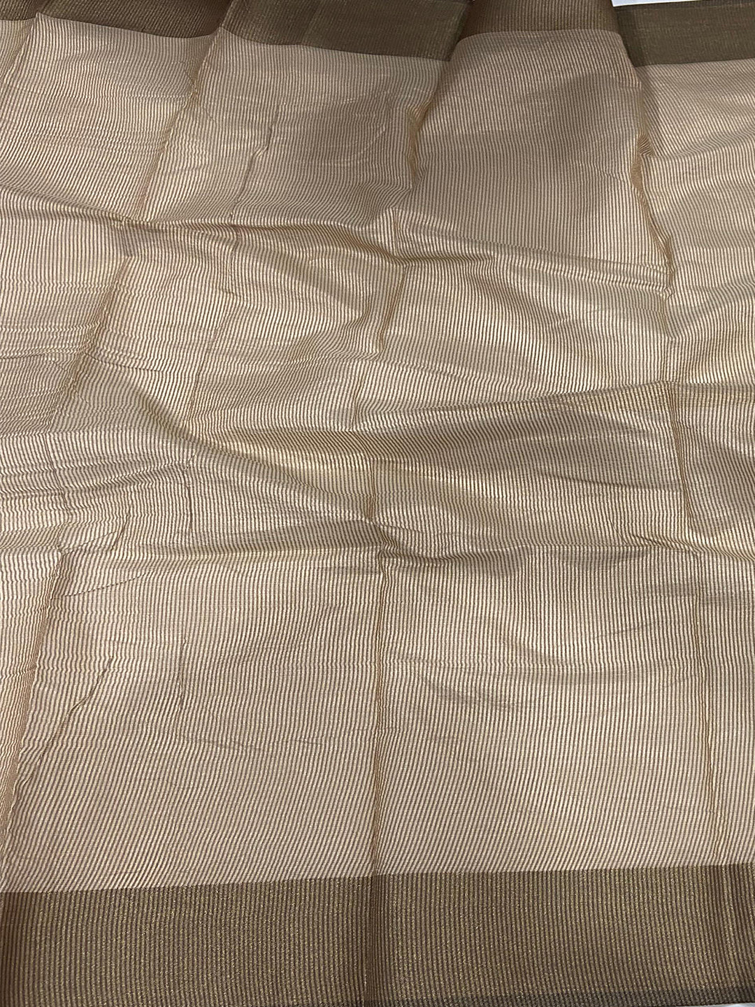 Gold Banarasi Tissue Silk Butti Design Saree by My Store