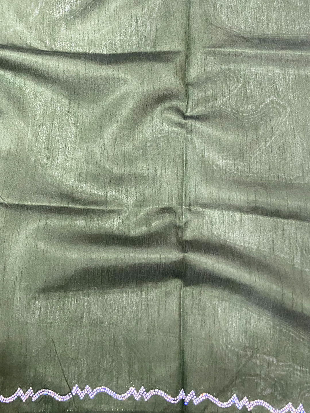 Jade Mist Rangoli Silk Saree by My Store