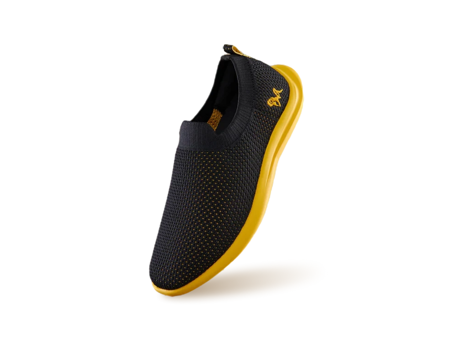 Spotlight Slip Ons : Hale Black / Yellow Sole by My Store