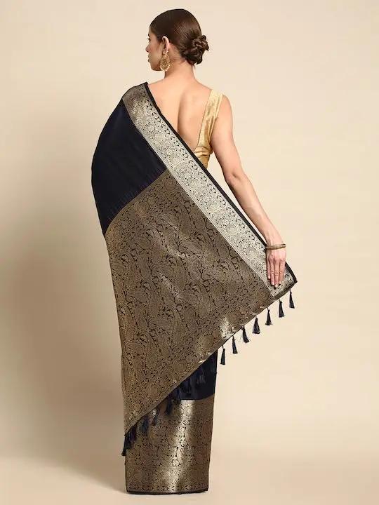 Exclusive Kanjivaaram Zari Pattu Border Banarasi Soft Silk Saree