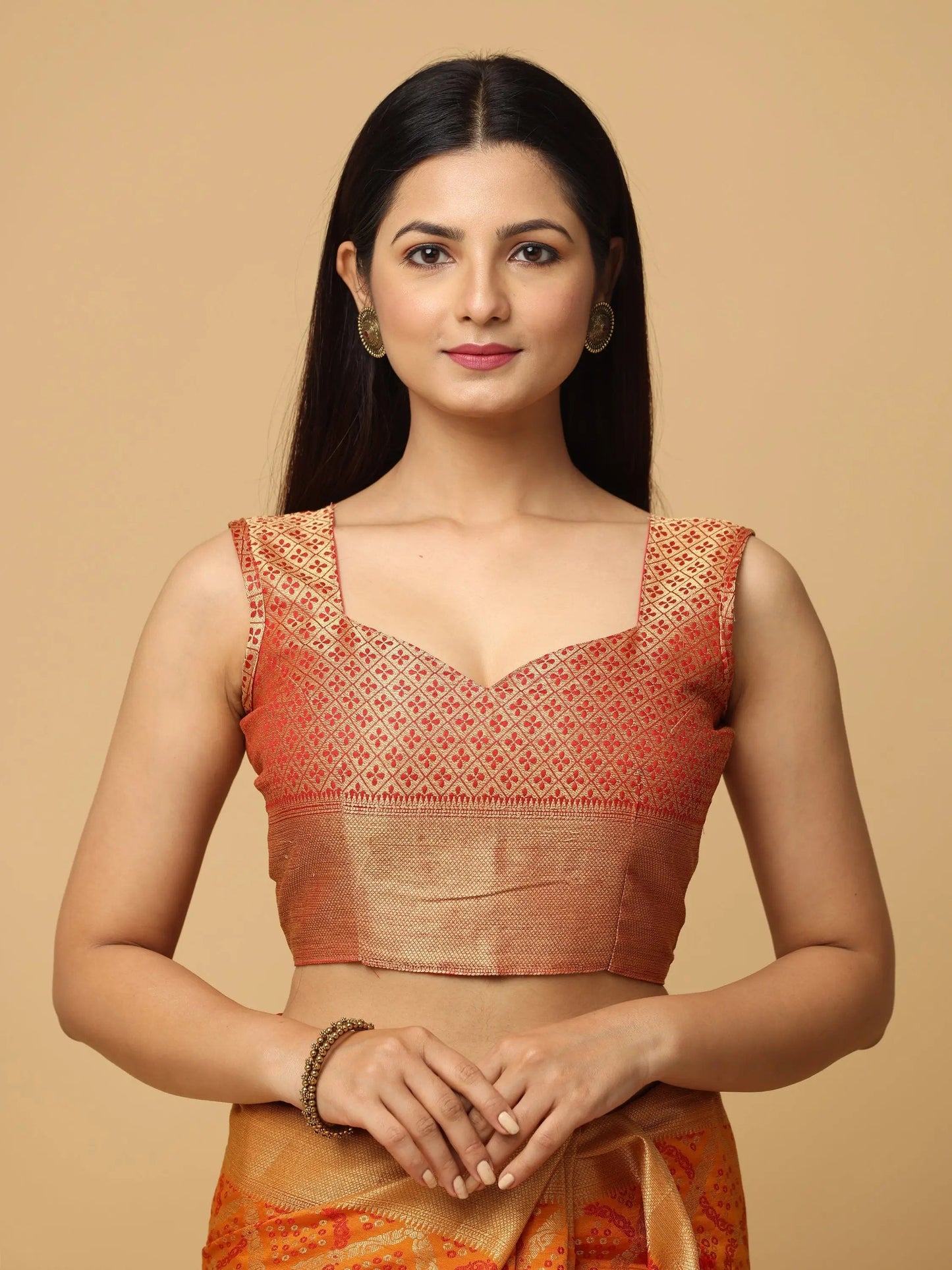 Soft Banarasi Patola Zari Party Wear Saree by My Store