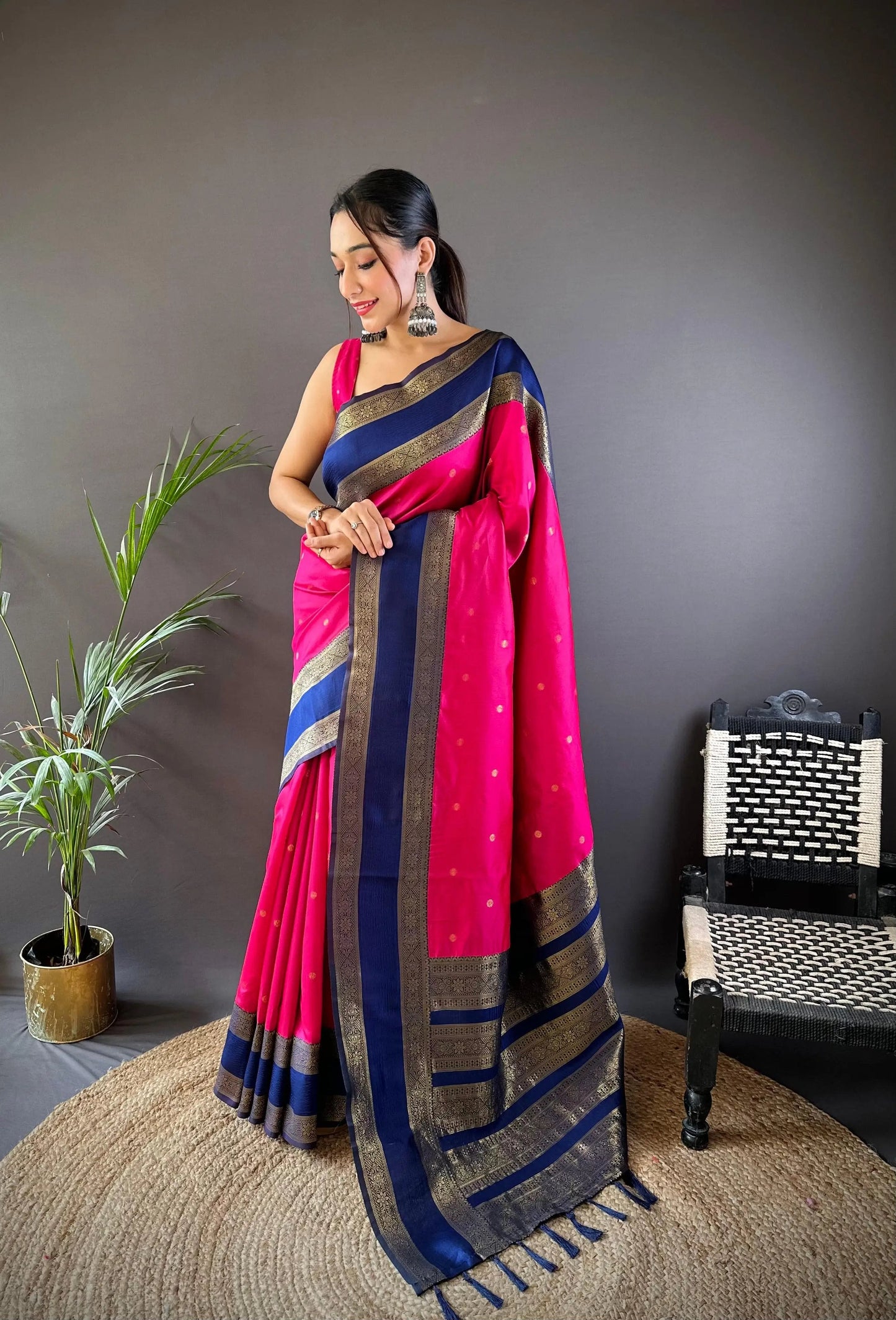 Premium Kanchi Rettepetta Sarees by My Store