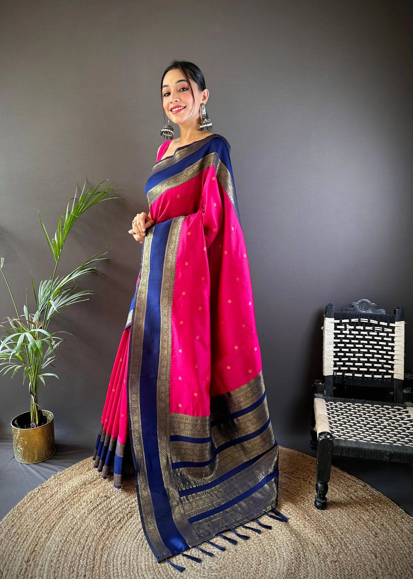 Premium Kanchi Rettepetta Sarees by My Store