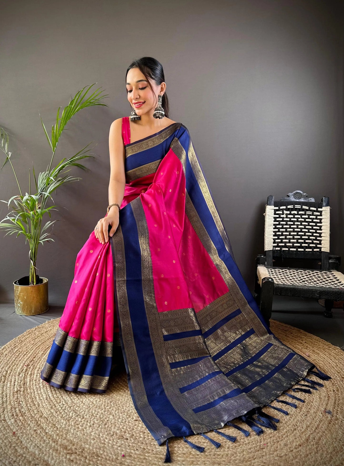 Premium Kanchi Rettepetta Sarees by My Store