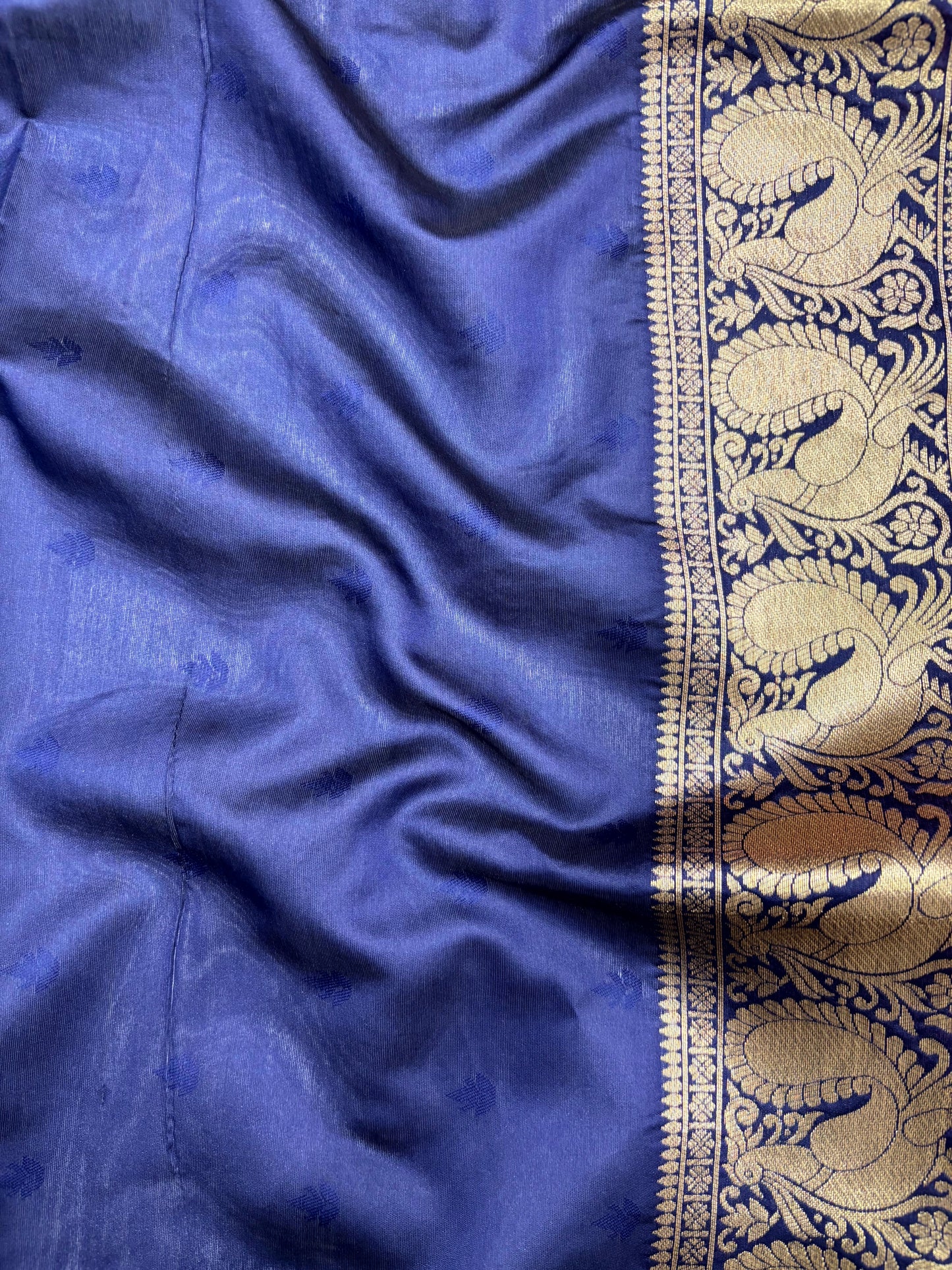Royal Red Banarasi Silver Buttas Zari Weaving Saree by My Store