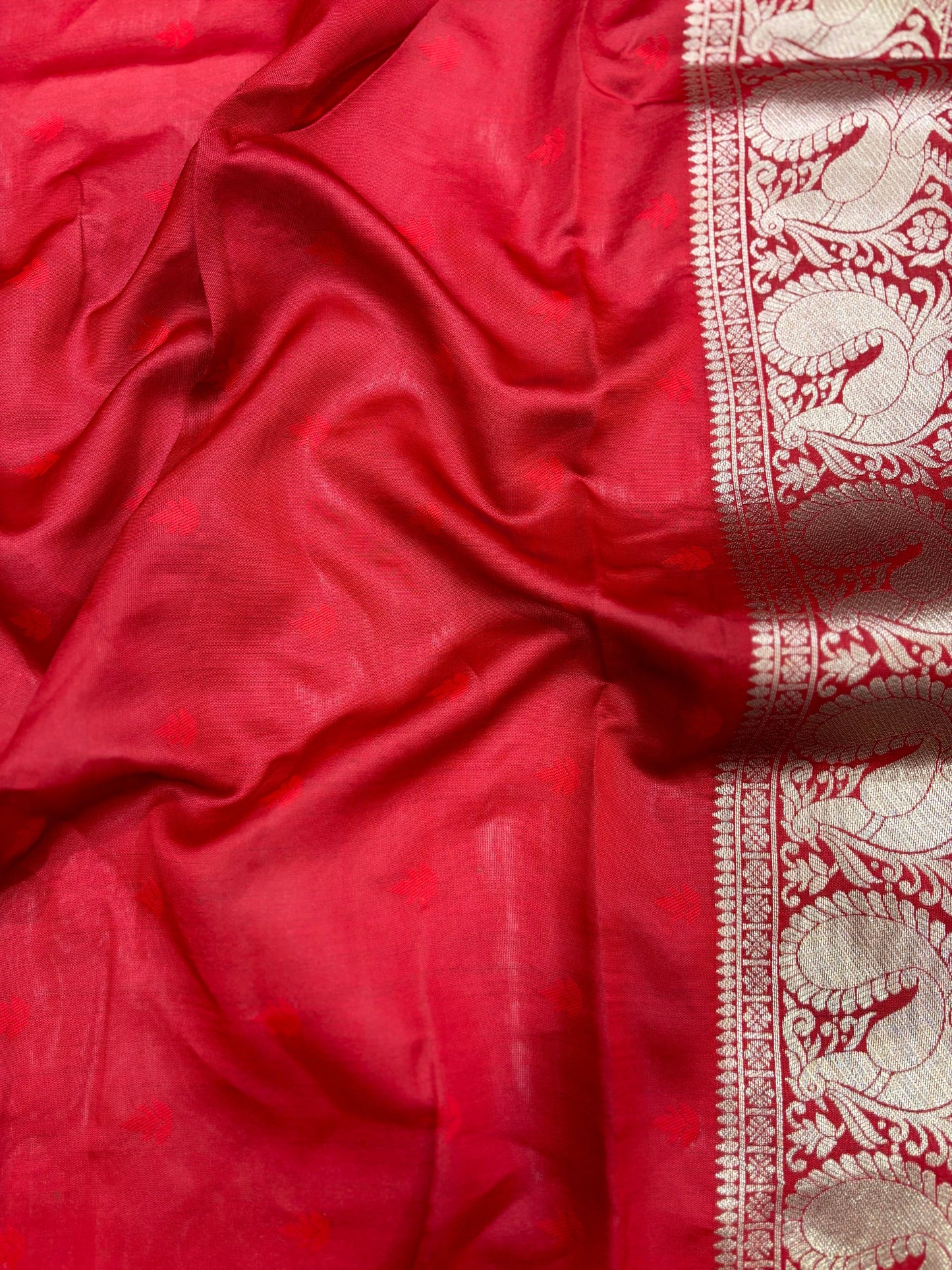 Black Banarasi Silver Buttas Zari Weaving Saree