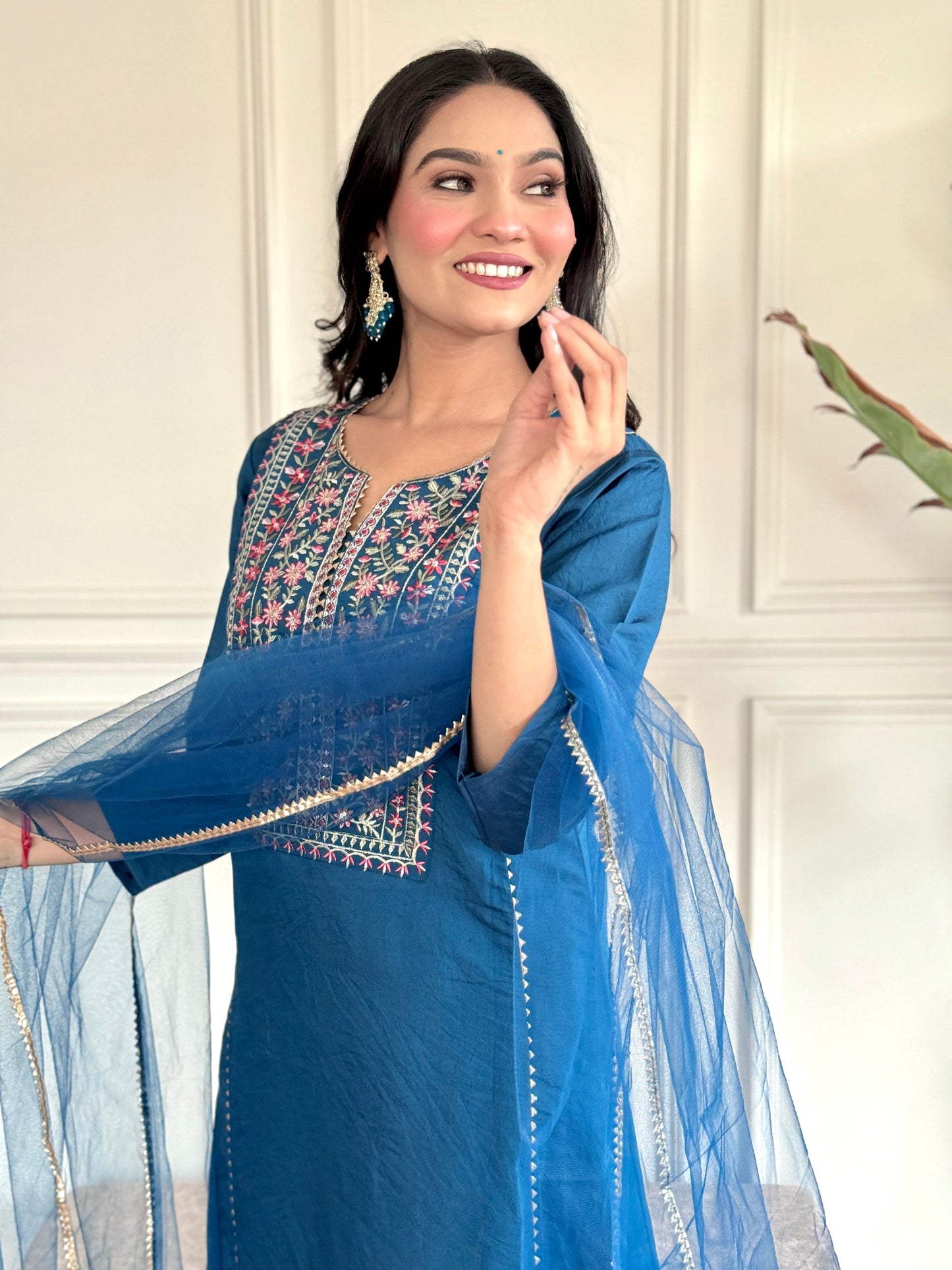 Designer Beautiful Blue Kurta Set