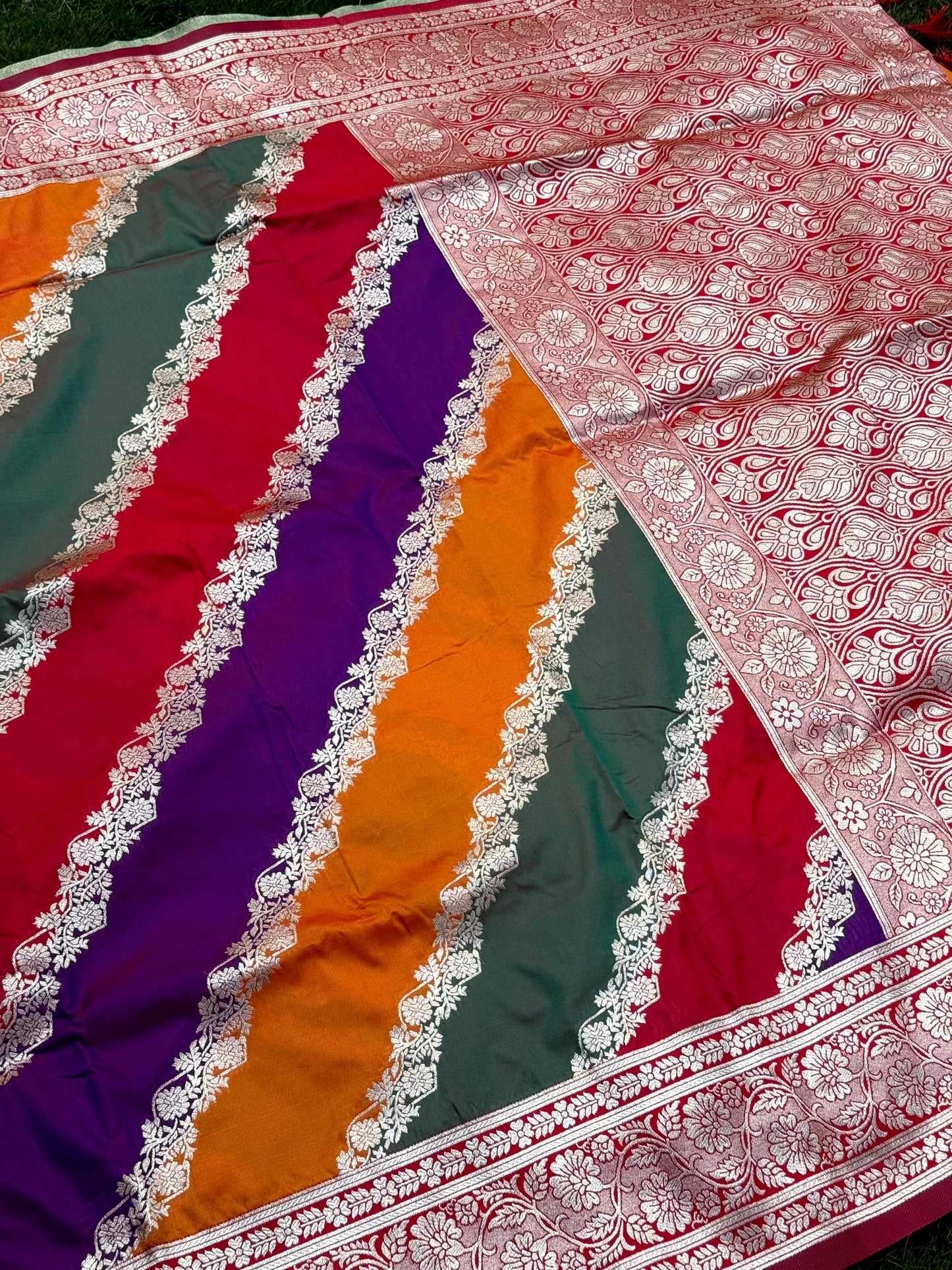 Heritage Banarasi Katan Silk Zari Weaving Saree