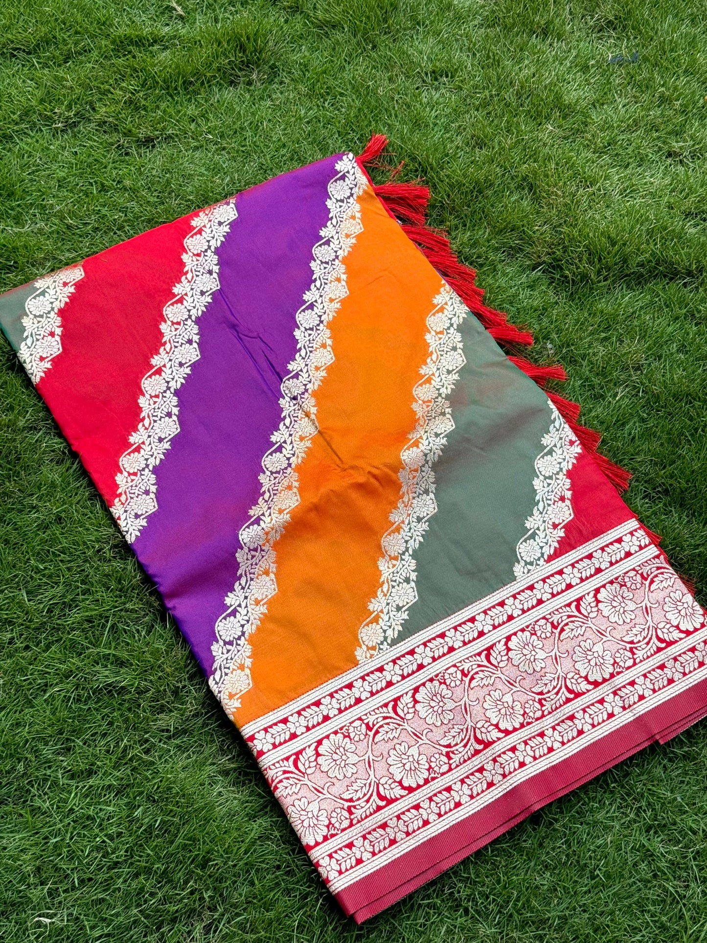 Heritage Banarasi Katan Silk Zari Weaving Saree