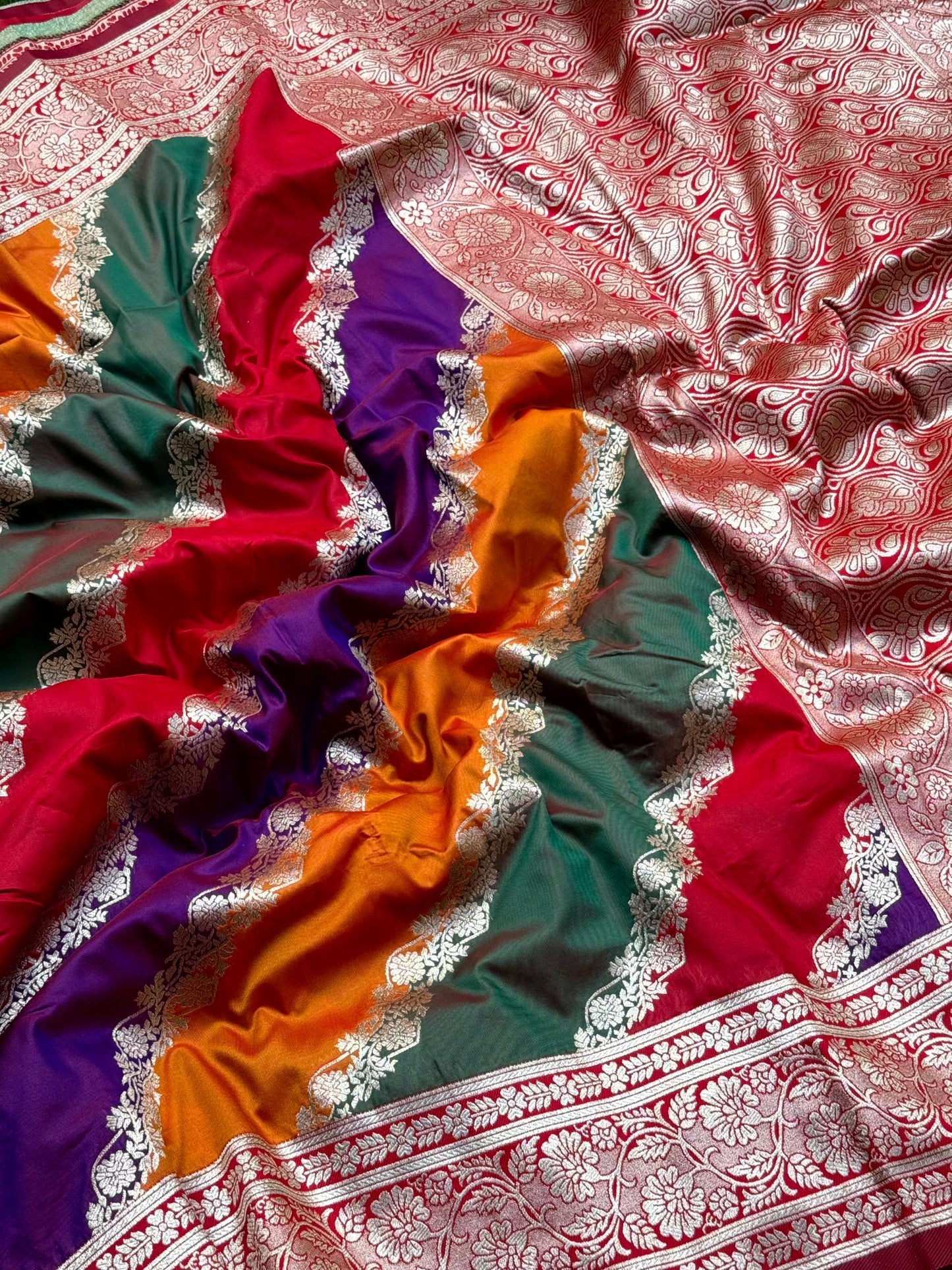 Heritage Banarasi Katan Silk Zari Weaving Saree