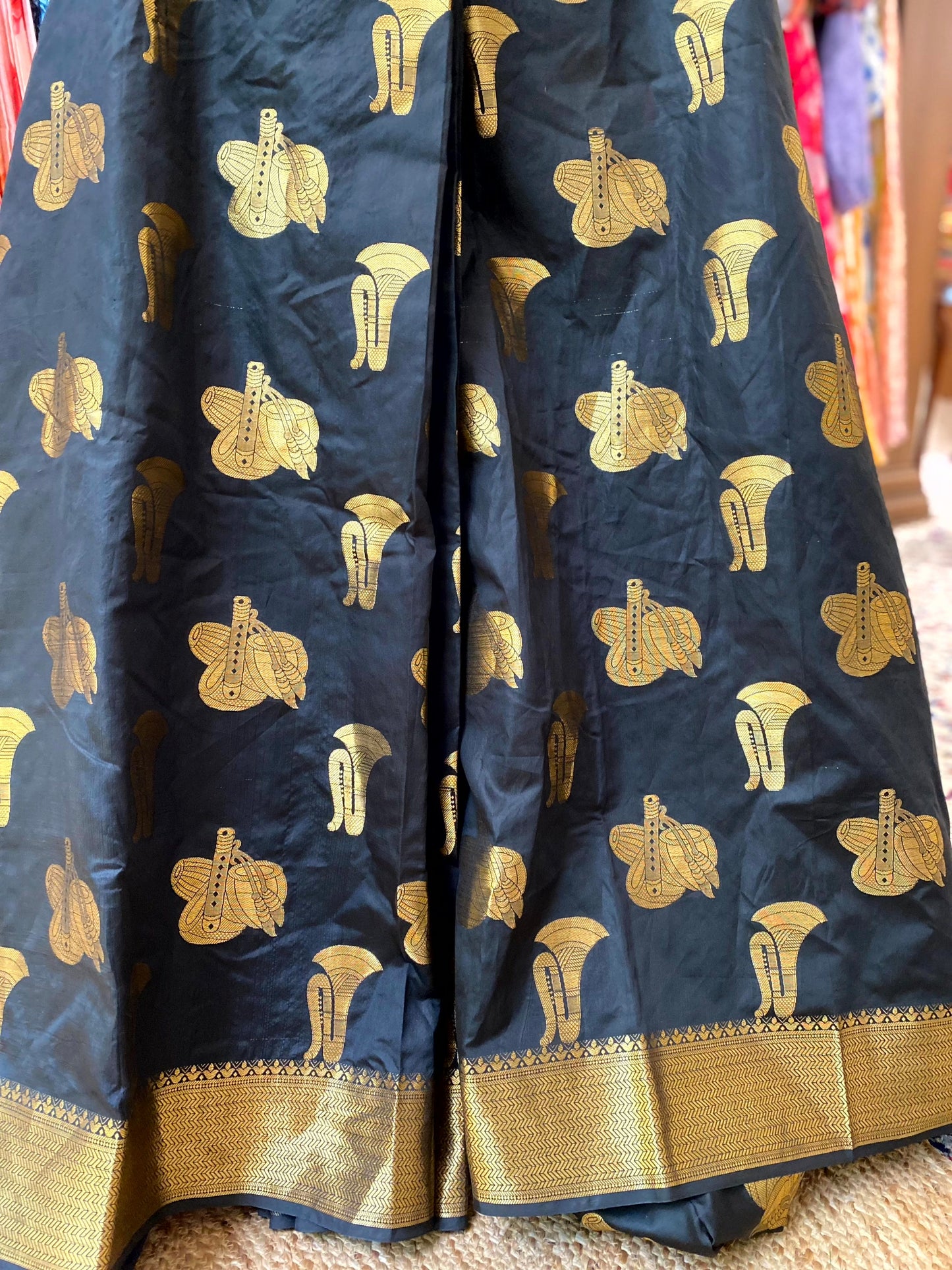Regal Black Silk Saree new update by My Store