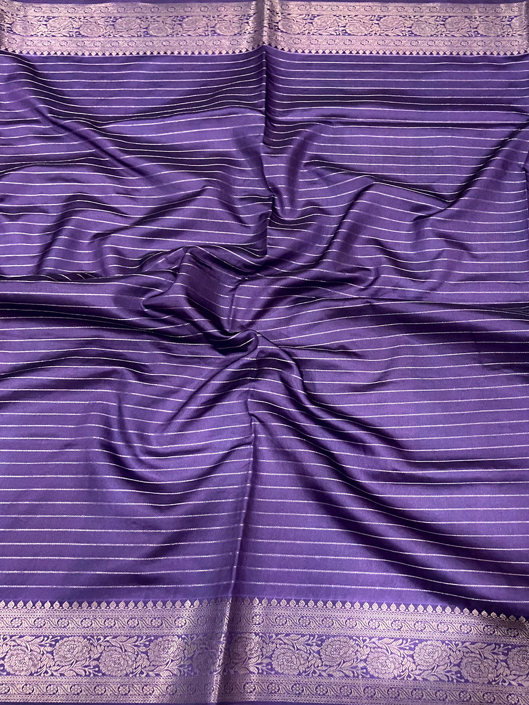 Lavender Bliss Floral Saree by My Store