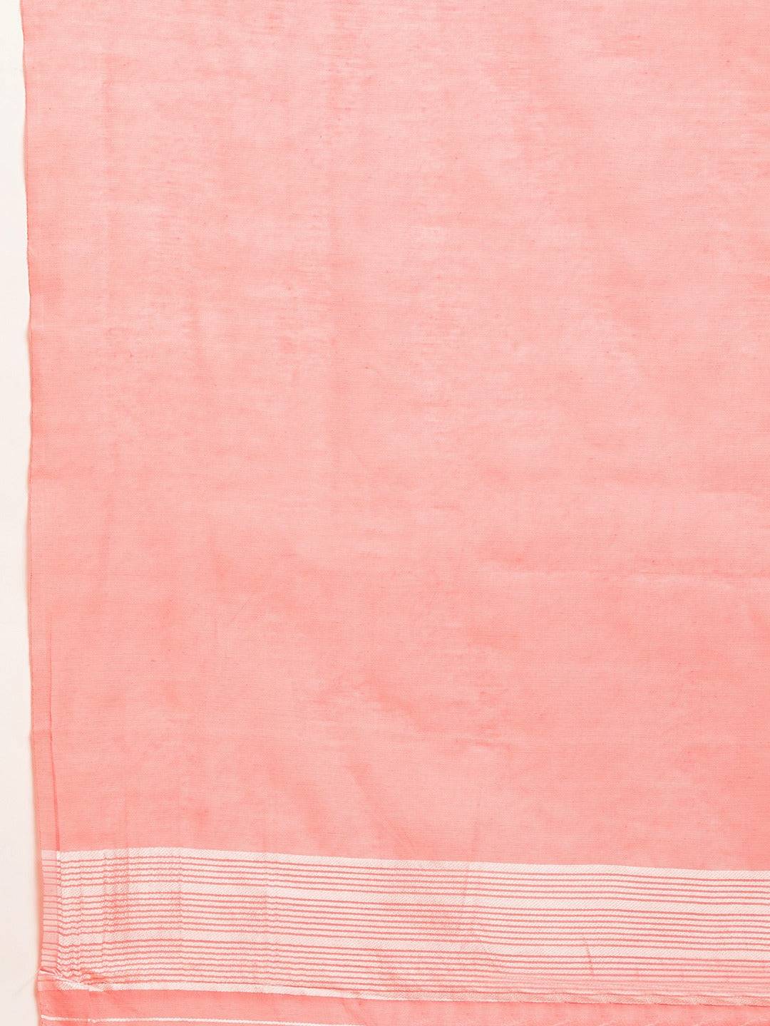 Lovely Dhakai Jamdani Light Weight Cotton Silk Saree by My Store