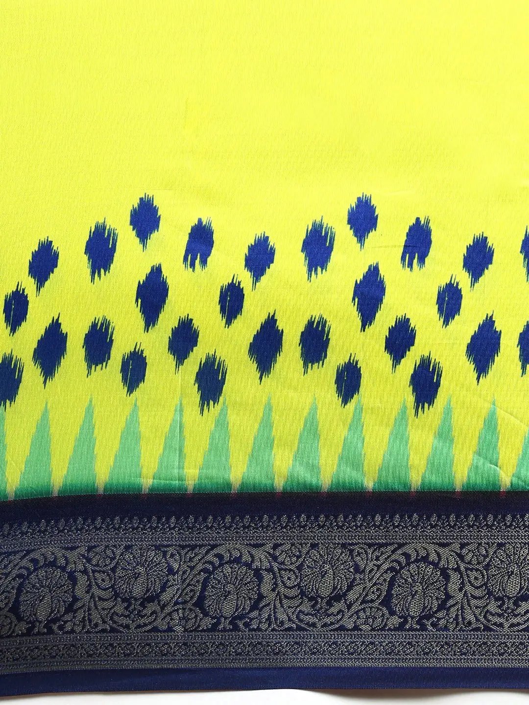 Exclusive Ikkat Digital Print With Patola Pallu Soft Silk Saree by My Store