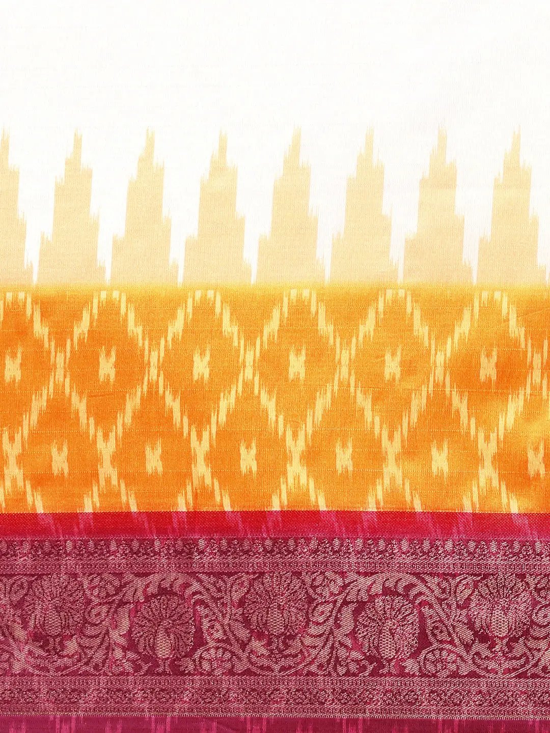 Exclusive Ikkat Digital Print With Patola Pallu Soft Silk Saree by My Store