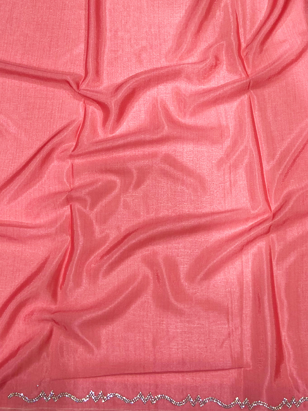 Celestial Glow Zarocan Chiffon Saree by My Store