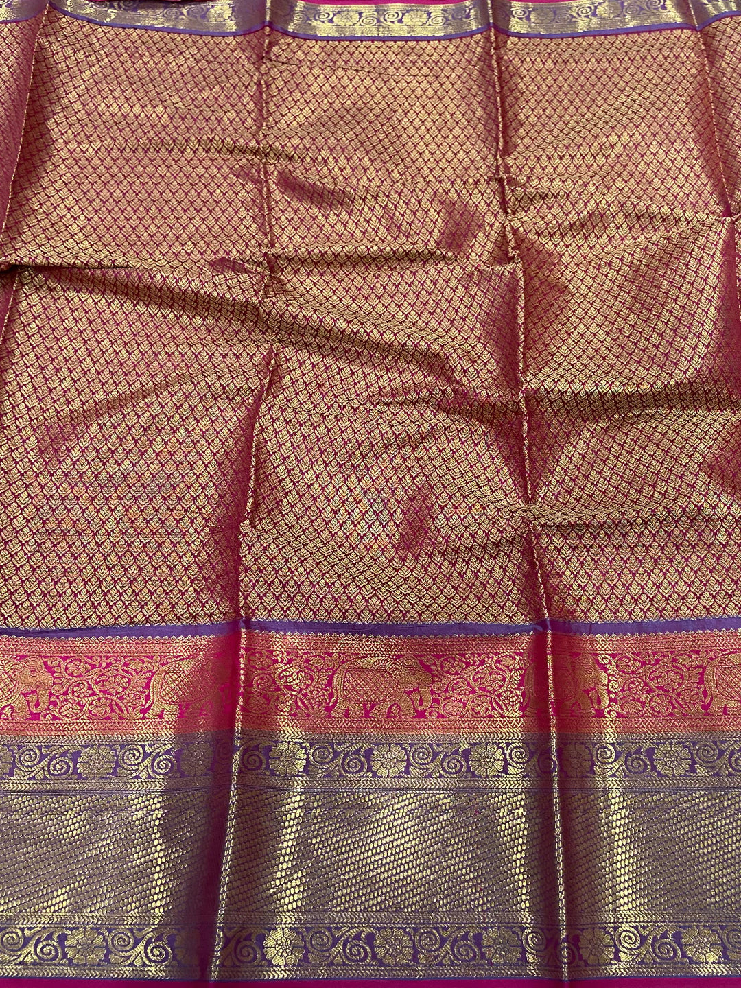 Regal Radiance Banarasi Polka Zari Saree by My Store