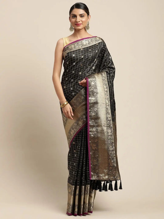 Kanjivaaram Soft Silk Kanchi Zari Weaving Saree by My Store