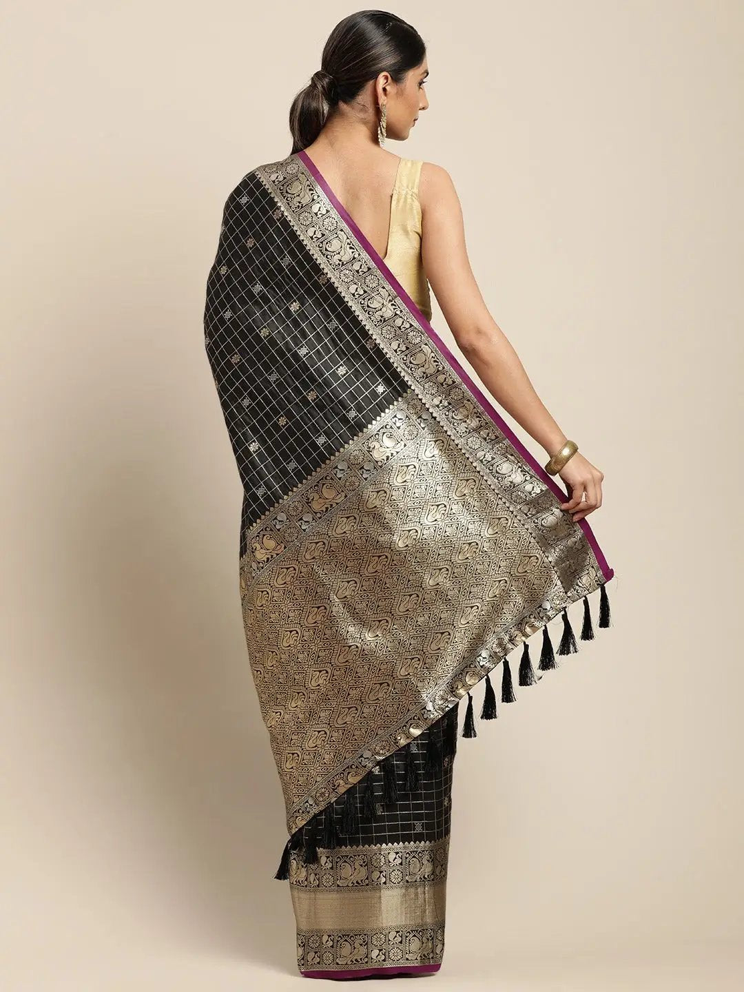 Kanjivaaram Soft Silk Kanchi Zari Weaving Saree by My Store