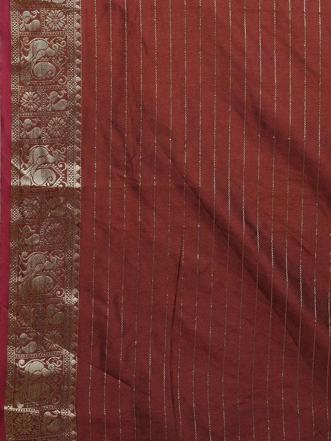 Kanjivaaram Soft Silk Kanchi Zari Weaving Saree by My Store