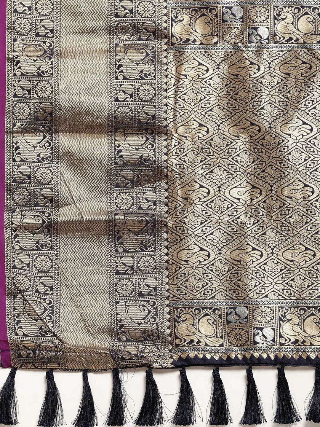 Kanjivaaram Soft Silk Kanchi Zari Weaving Saree by My Store