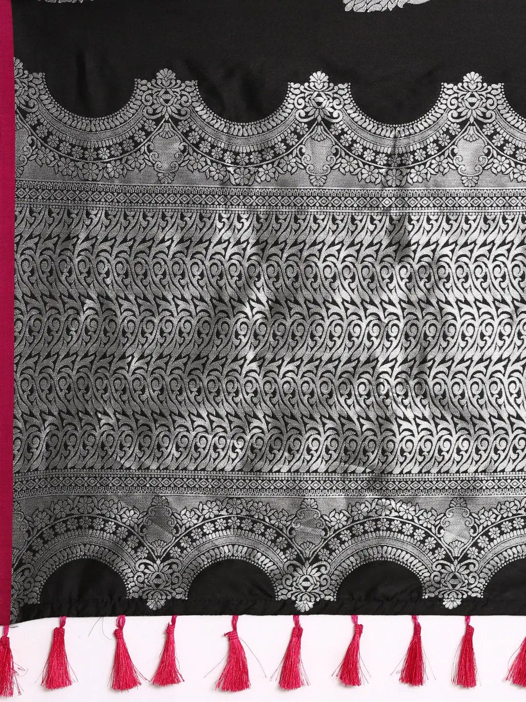 Banarasi Black Colour Soft Silk Zari Weaving Saree