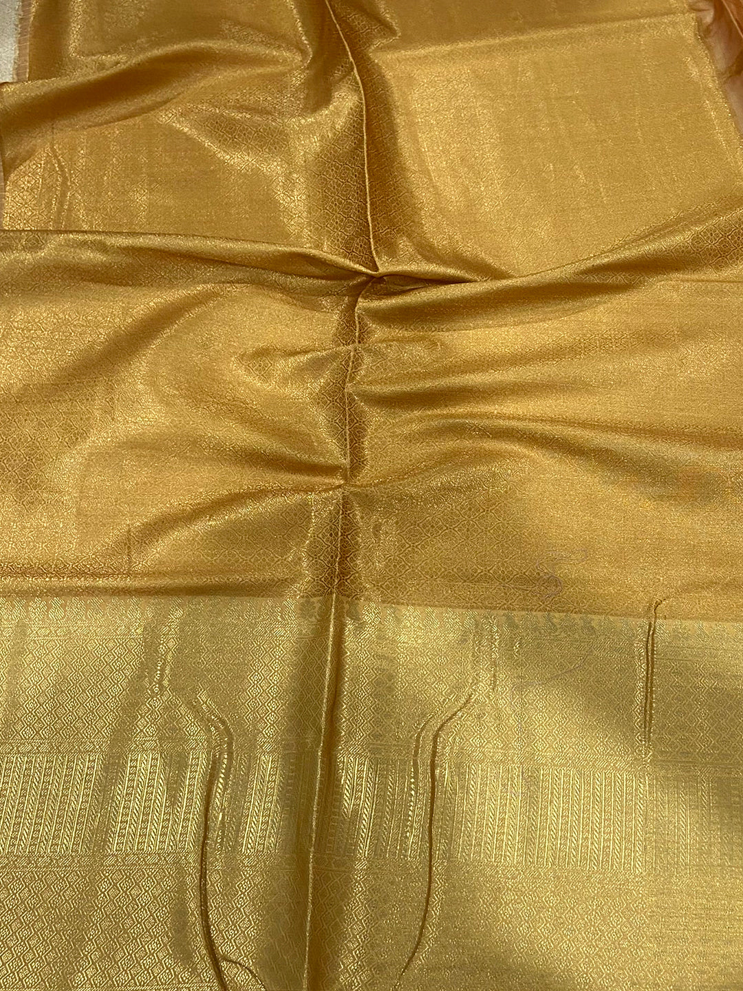 Golden Bloom Kota Doriya Saree by My Store