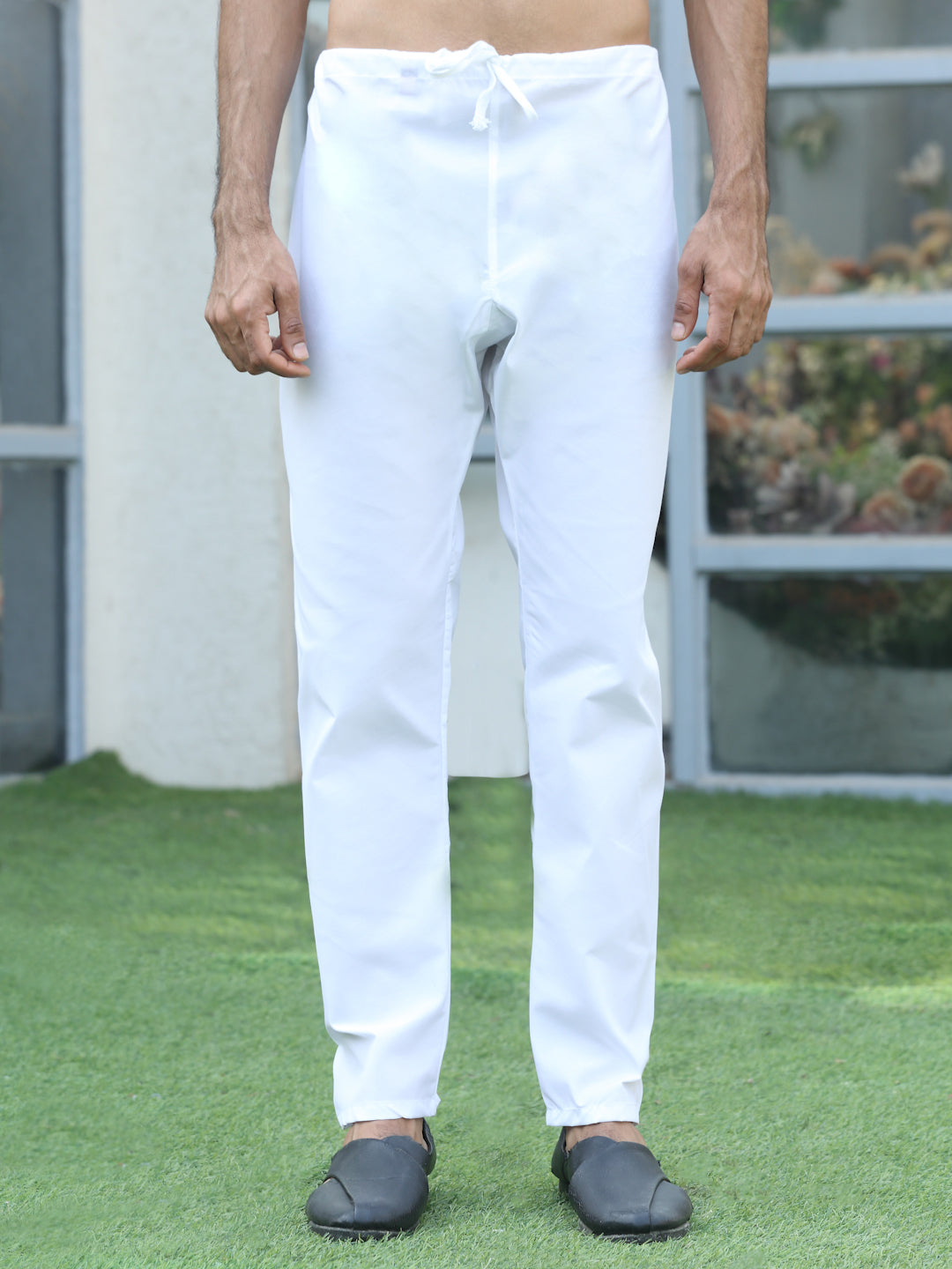 Cotton blend Woven self Desing Kurta Pyjama Set