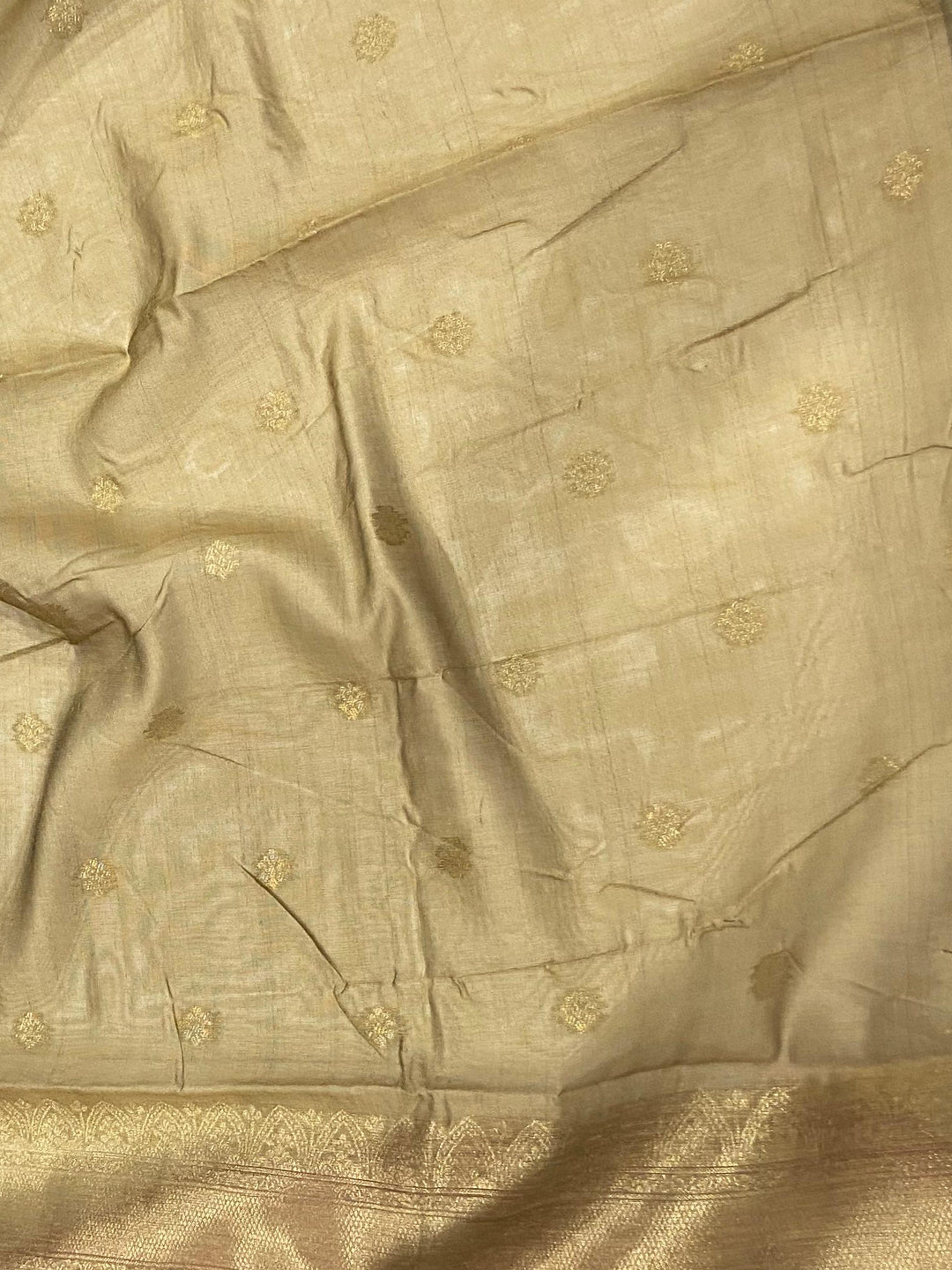 Pink Geometric Zari And Kalamkari Silk Saree by My Store