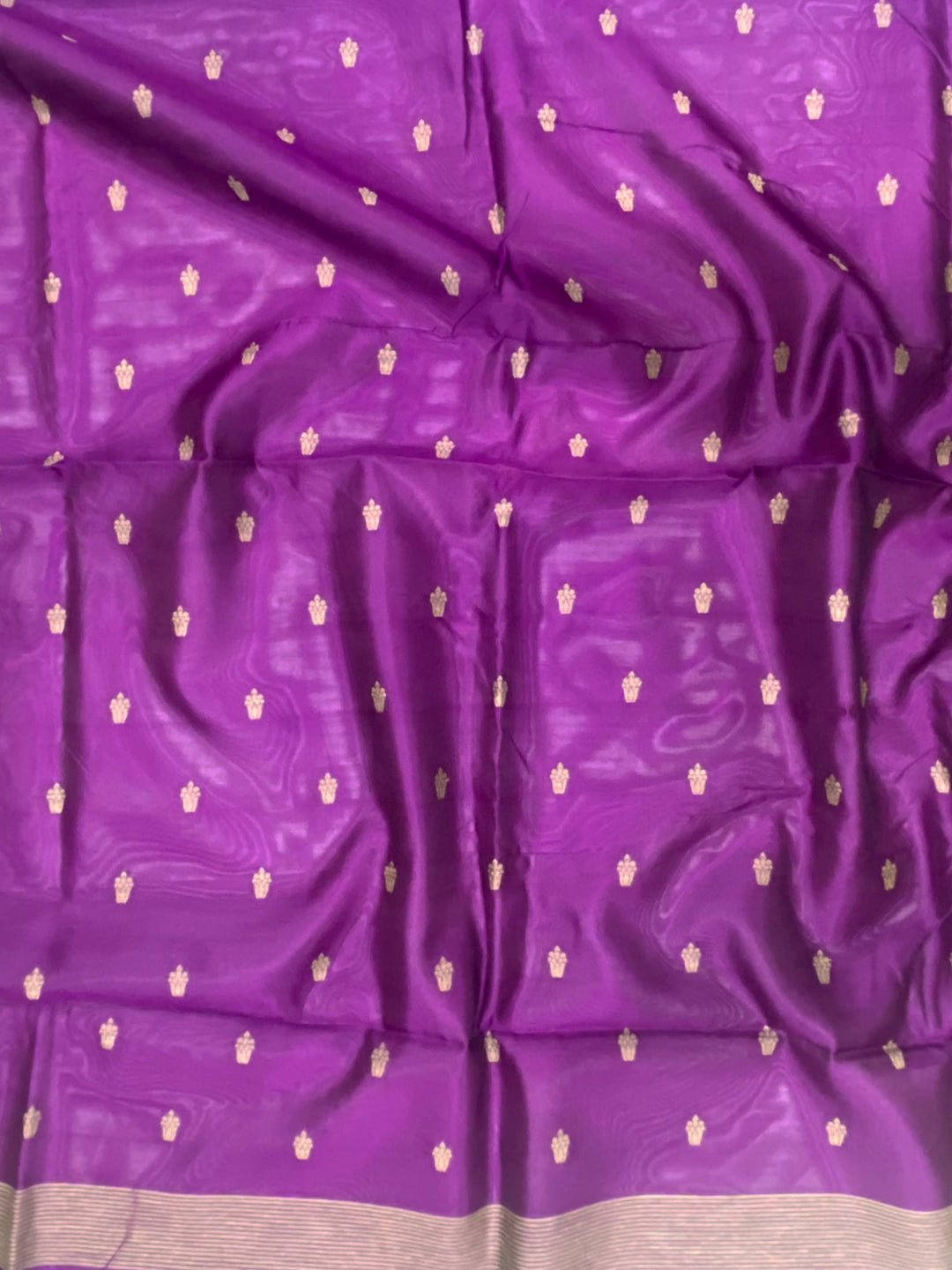 Blue Soft Silk Kalamkari Pallu Saree