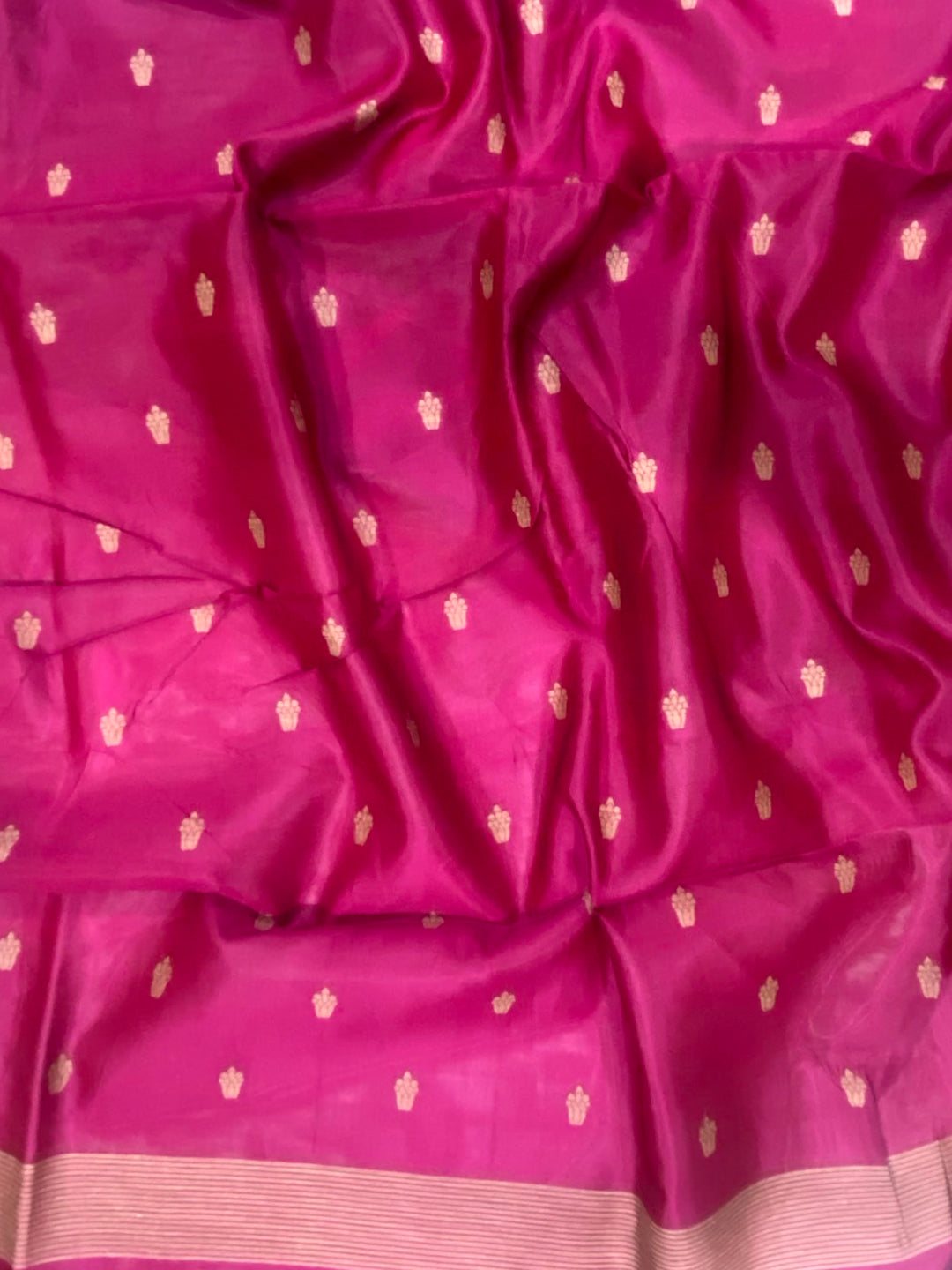 Purple Soft Silk Kalamkari Pallu Saree by My Store