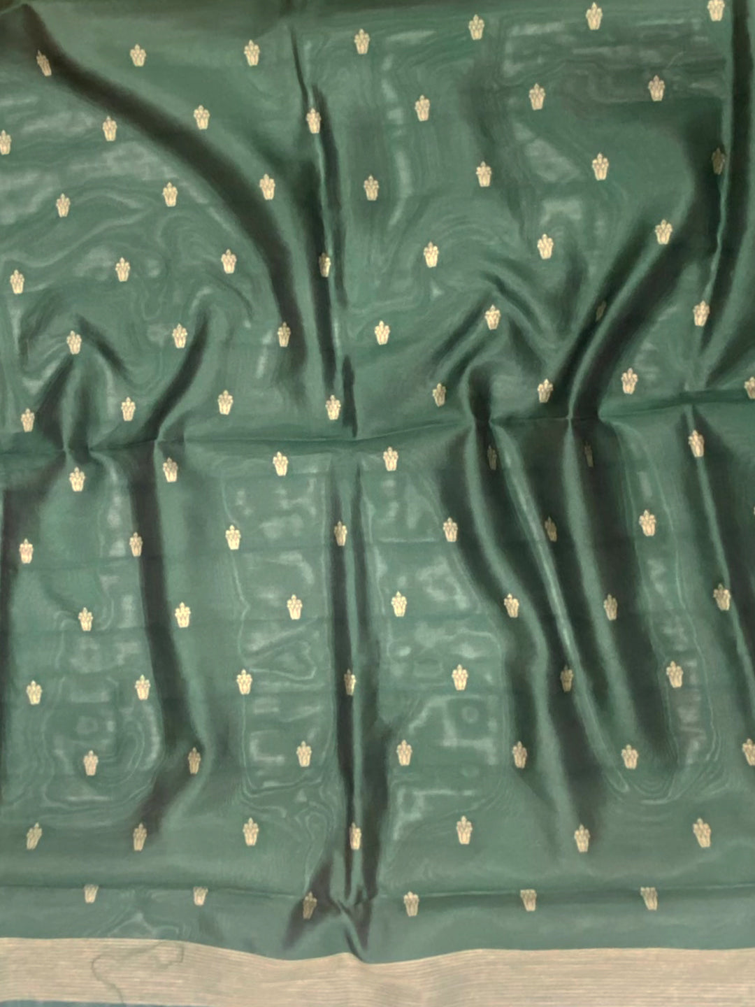 Mustard Soft Silk Kalamkari Pallu Saree by My Store