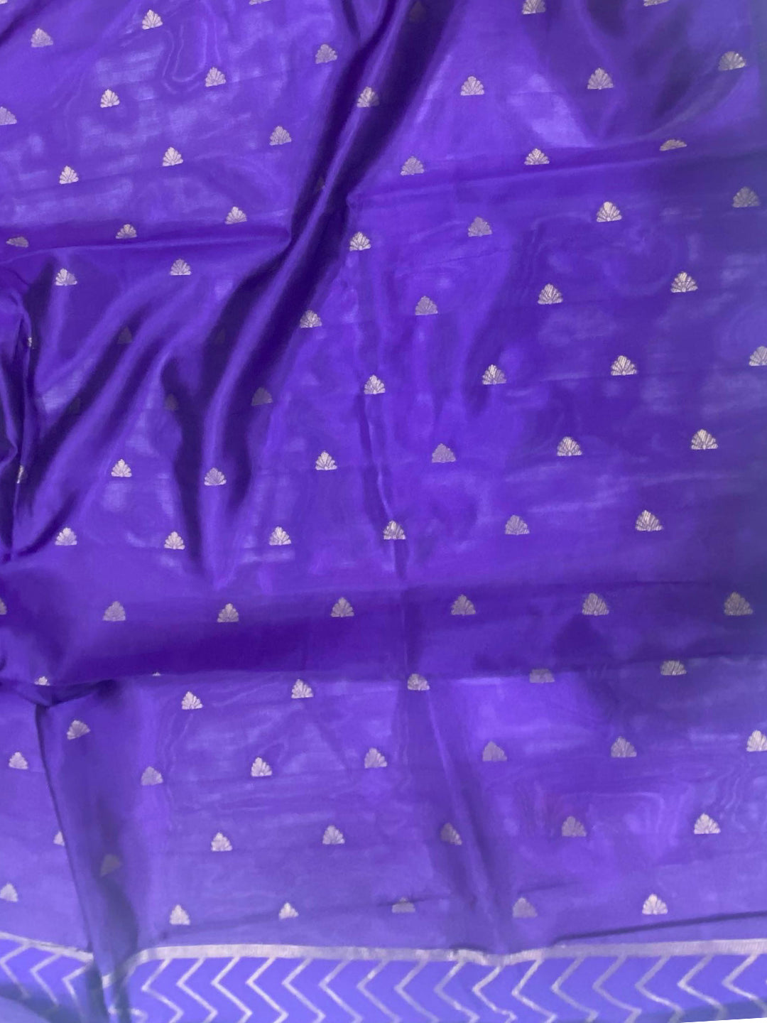 Purple Heritage Weave Kalamkari Soft Silk Saree