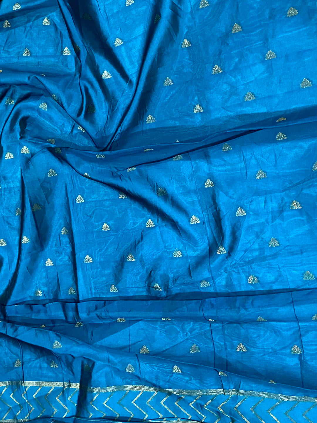 Rama Heritage Weave Kalamkari Soft Silk Saree by My Store