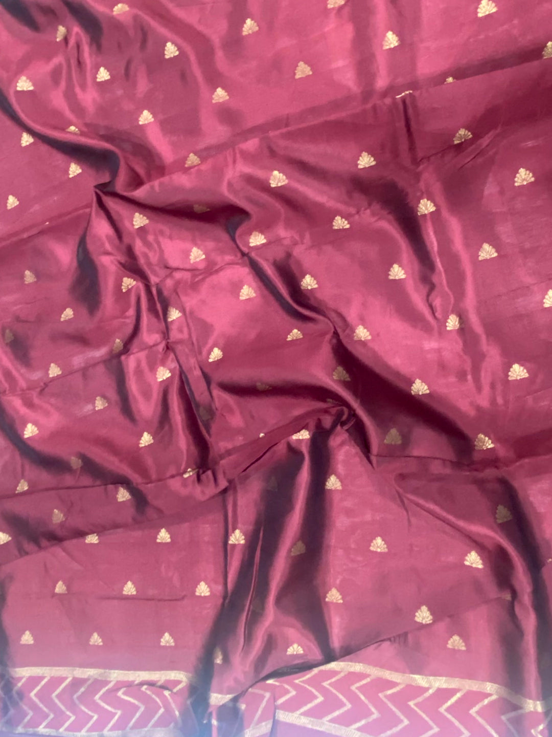 Red Heritage Weave Kalamkari Soft Silk Saree