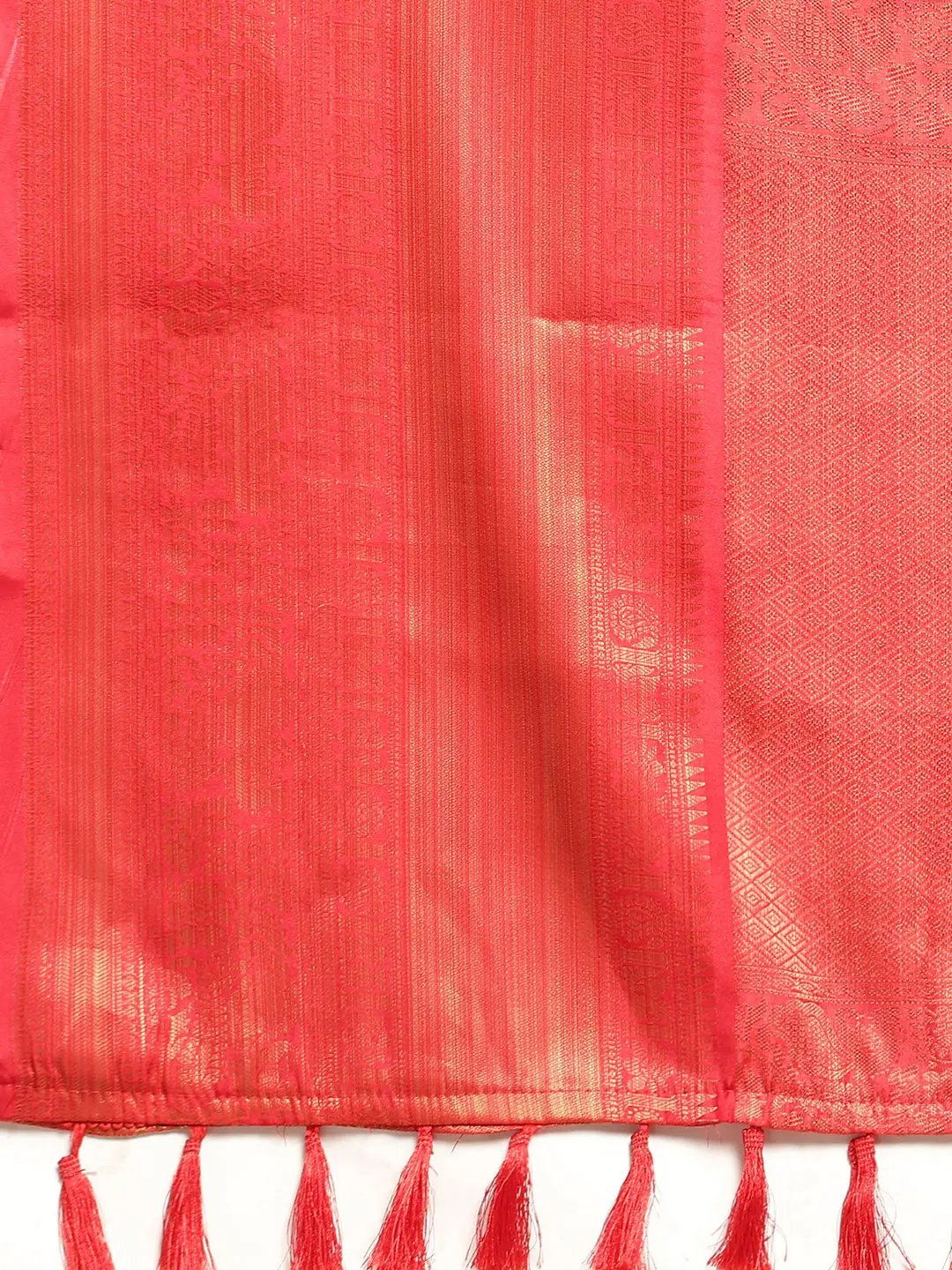Exquisite Grey Colour Kalamkari Pattu Banarasi Silk Saree by My Store