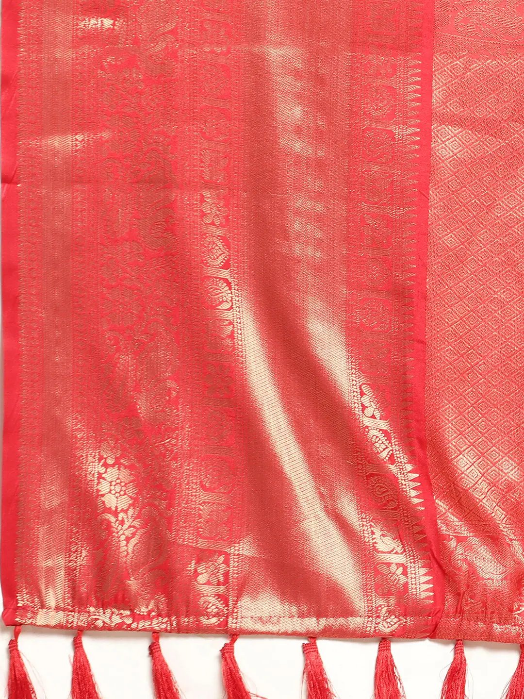 Exquisite Kalamkari Pattu Banarasi Silk Saree by My Store